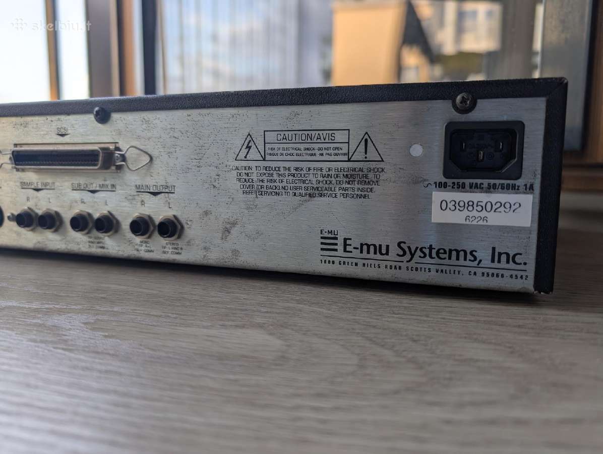 Emu Esi4000 8 out, 32 MB, Blue Scsi - nuotraukos Nr. 11