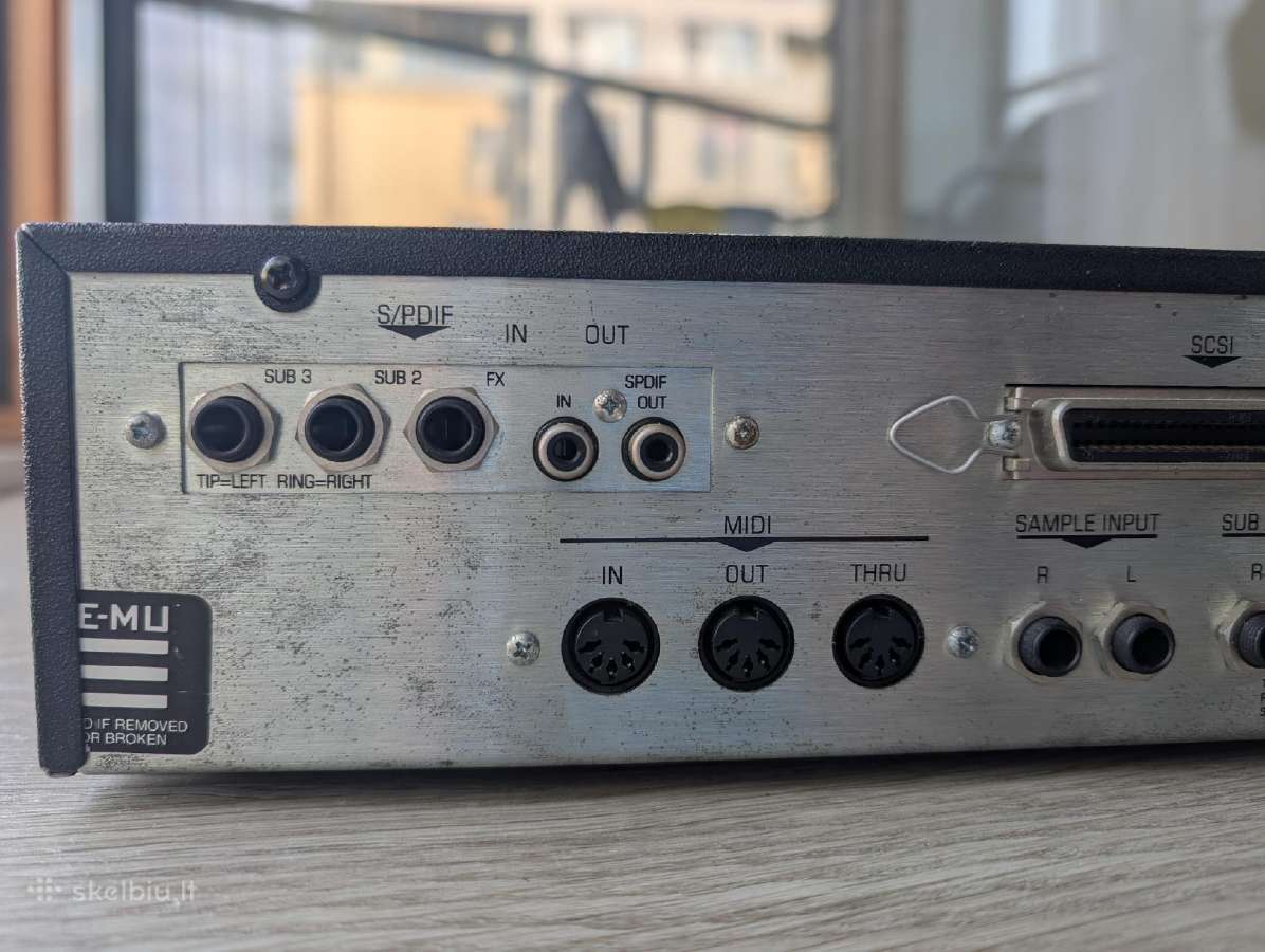 Emu Esi4000 8 out, 32 MB, Blue Scsi - nuotraukos Nr. 13