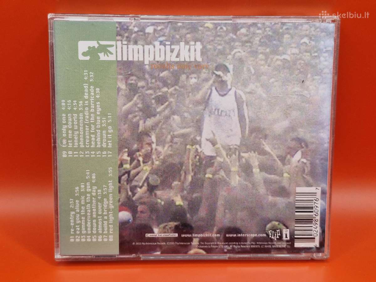 Audio CD Limp Bizkit – Results May Vary - nuotraukos Nr. 6