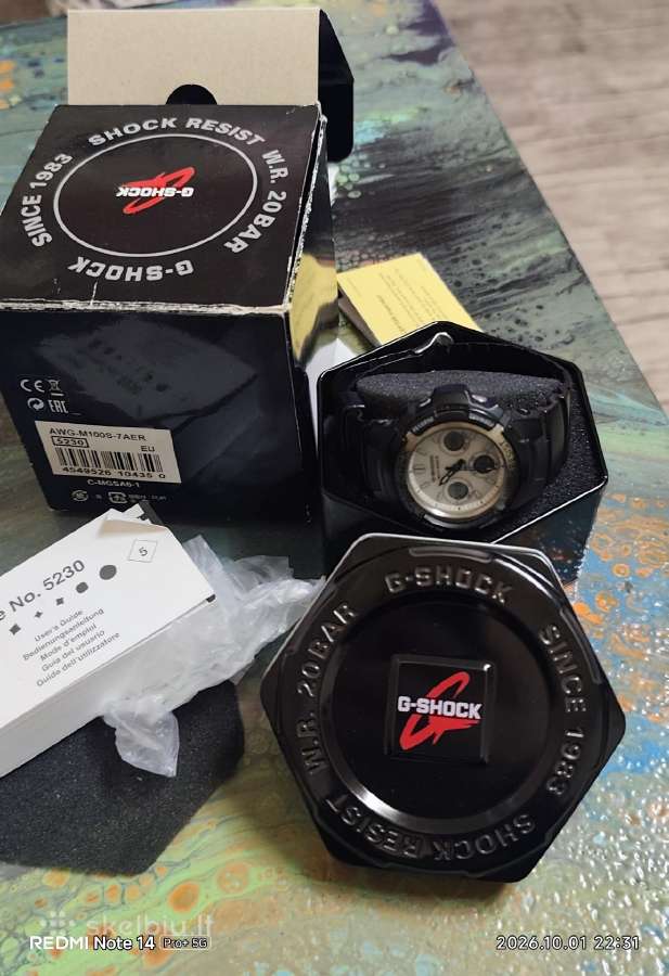 G shock Awg-m100s-7ajf laikrodis - nuotraukos Nr. 5