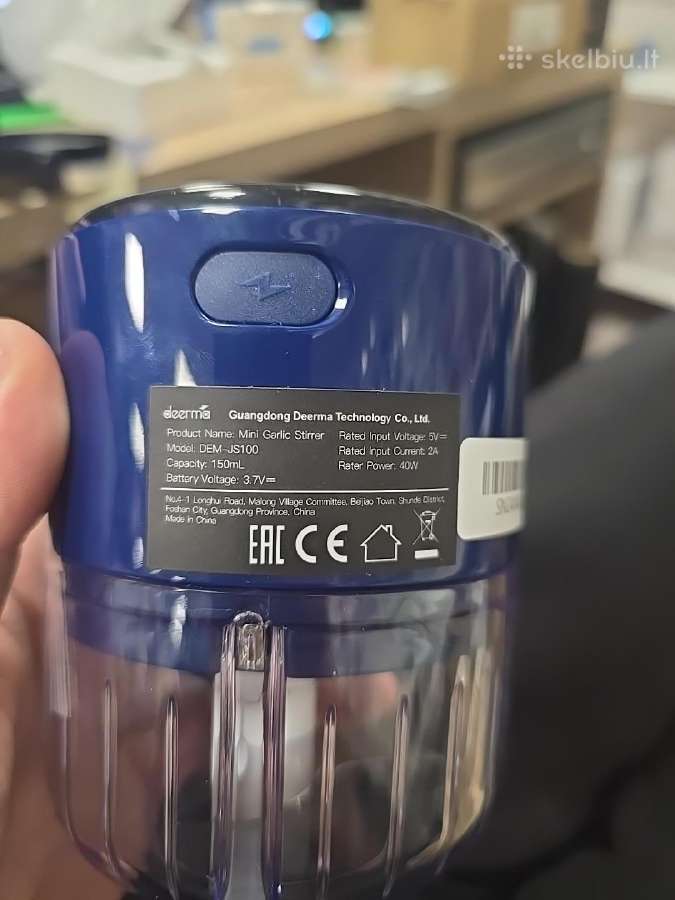 Deerma Js100 belaidis maisto smulkintuvas 150 ml - nuotraukos Nr. 2