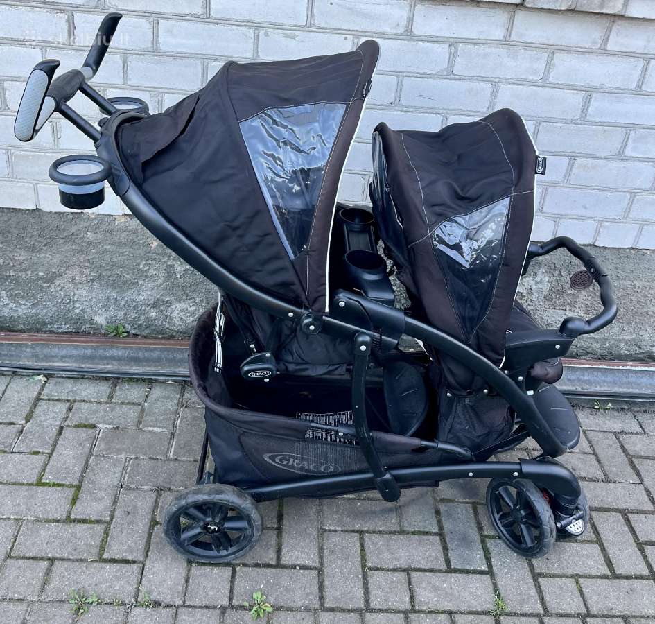 Dvivietis vaikiškas Graco vežimėlis - nuotraukos Nr. 4