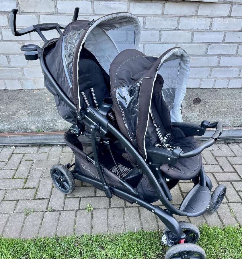 Dvivietis vaikiškas Graco vežimėlis - nuotraukos Nr. 5