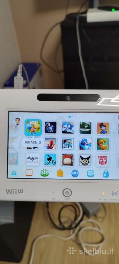 Nintendo wii u konsolė - nuotraukos Nr. 5