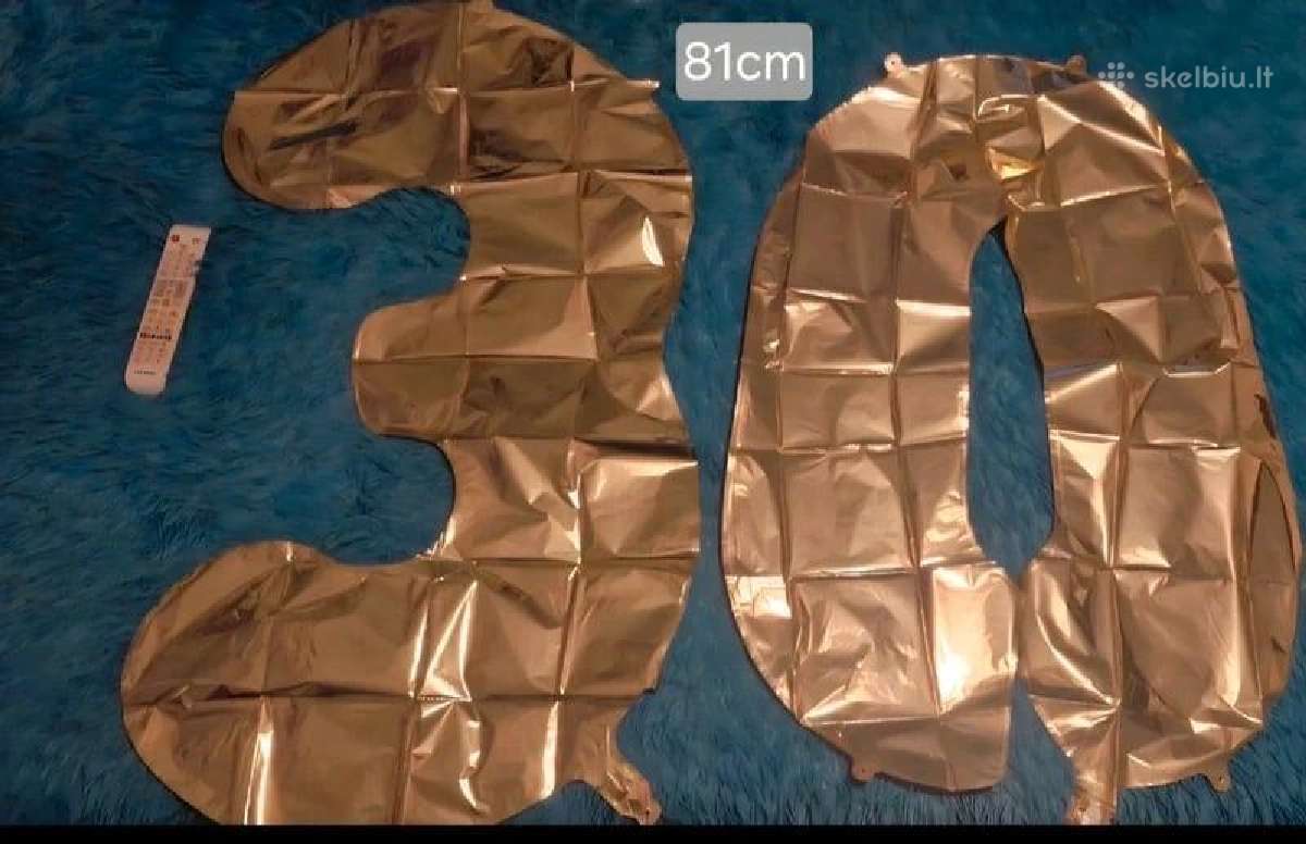 16,18,30,40,50,60,70 jubiliejų švent. atributika - nuotraukos Nr. 9