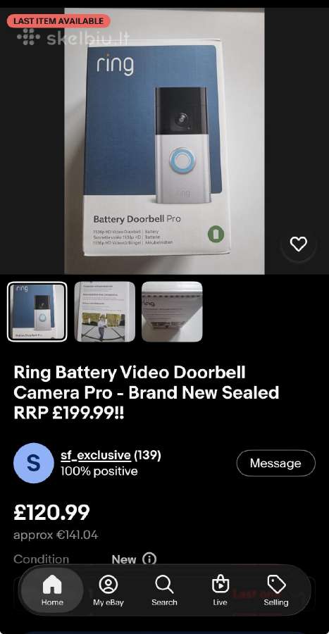 Ring doorbell Pro - nuotraukos Nr. 4