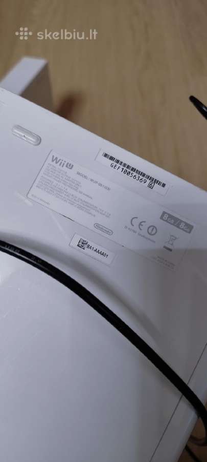 Nintendo wii u konsolė - nuotraukos Nr. 10