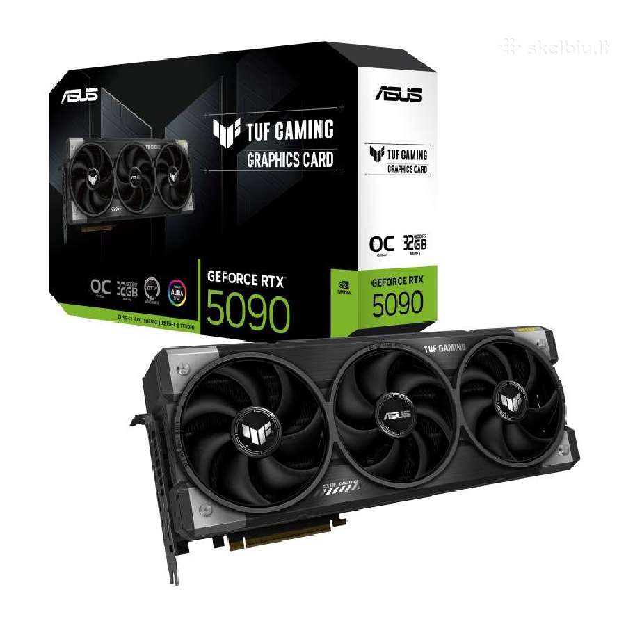 Asus Tuf Rtx 5090 Oc 32gb nauja, su PVM sąskaita - nuotraukos Nr. 2
