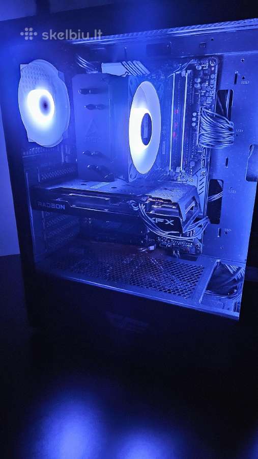 Gaming Pc R7-5800x3d, 6650xt, 16gb, 512 GB Nvme - nuotraukos Nr. 2