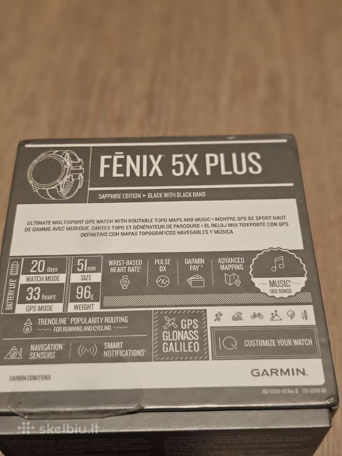 Parduodu Garmin Fenix 5xplus - nuotraukos Nr. 6