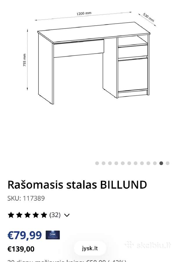 Rašomas stalas - nuotraukos Nr. 2