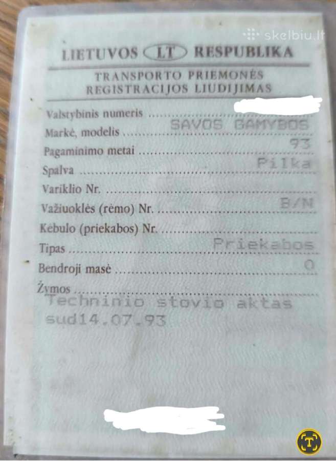 Savos g. traktorines automobilines nefotografuotos - nuotraukos Nr. 38