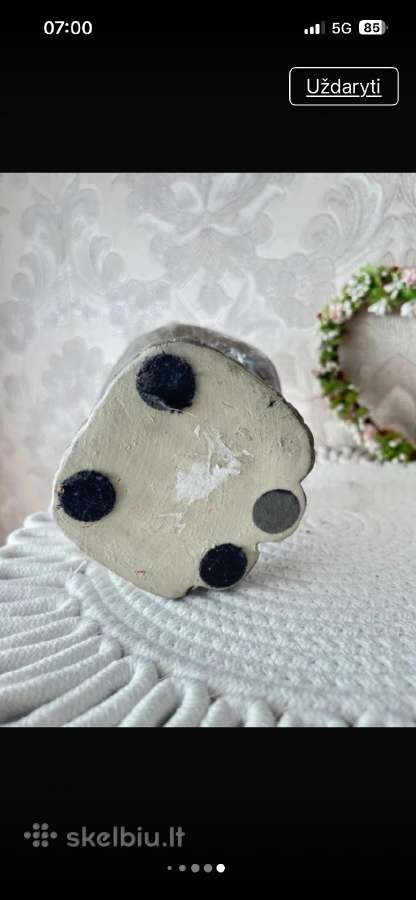Išskirtinė masyvi sidabrinė mergaitės skulptūra - nuotraukos Nr. 7