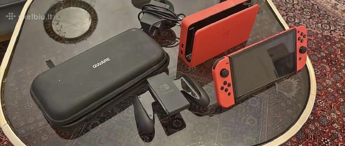 Nintendo Switch Oled Mario Red Edition - nuotraukos Nr. 5