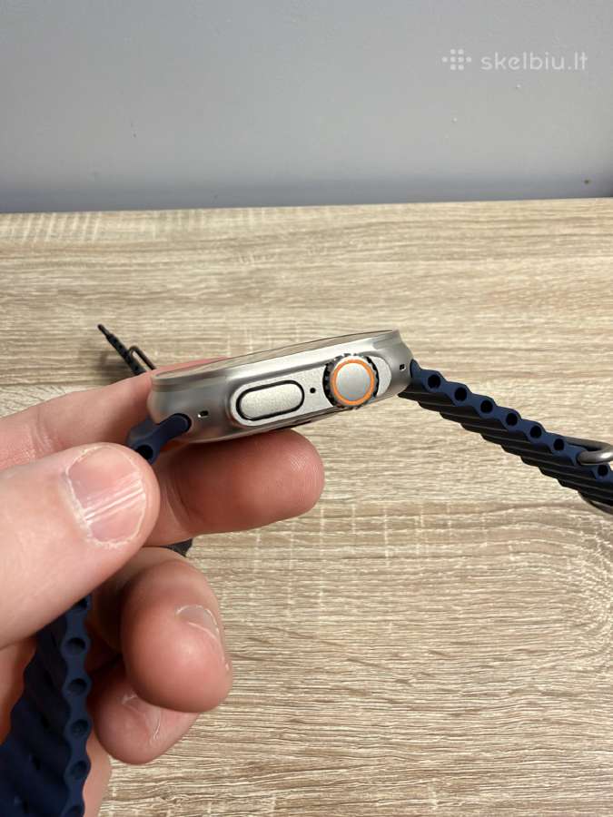 Apple Watch Ultra 2 Silver ir Black (bat. 100%) - nuotraukos Nr. 3