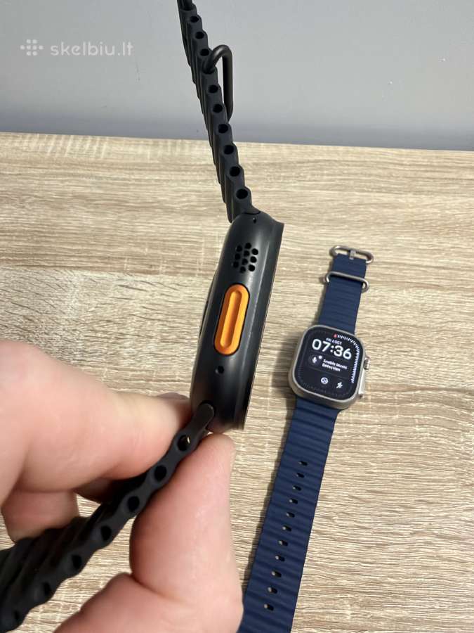 Apple Watch Ultra 2 Silver ir Black (bat. 100%) - nuotraukos Nr. 5