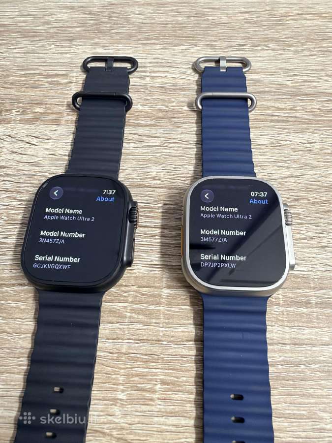 Apple Watch Ultra 2 Silver ir Black (bat. 100%) - nuotraukos Nr. 9