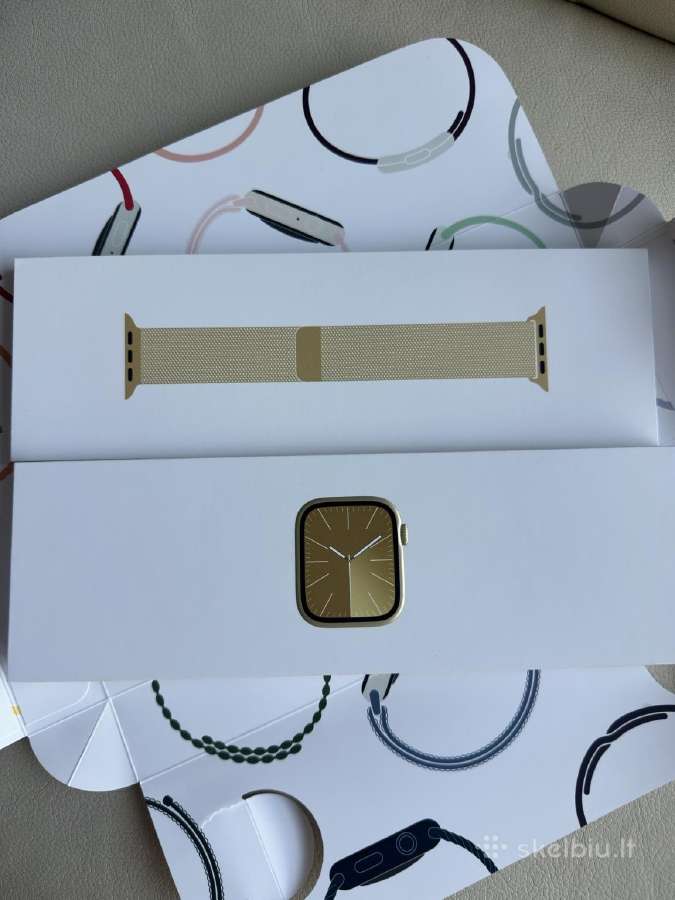 Apple Watch Series 9, 41mm Stainless Steel - nuotraukos Nr. 6