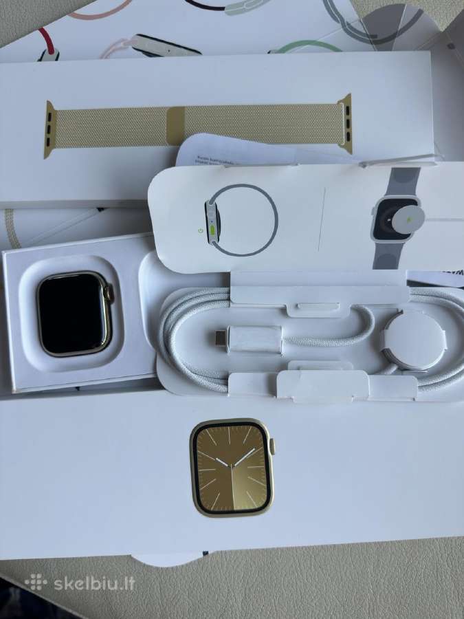 Apple Watch Series 9, 41mm Stainless Steel - nuotraukos Nr. 2