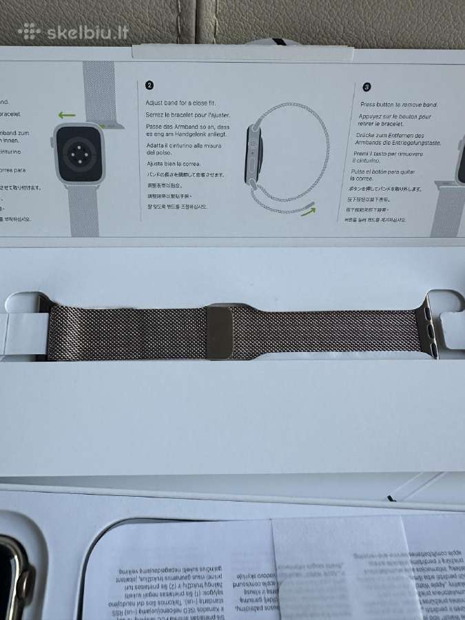Apple Watch Series 9, 41mm Stainless Steel - nuotraukos Nr. 5