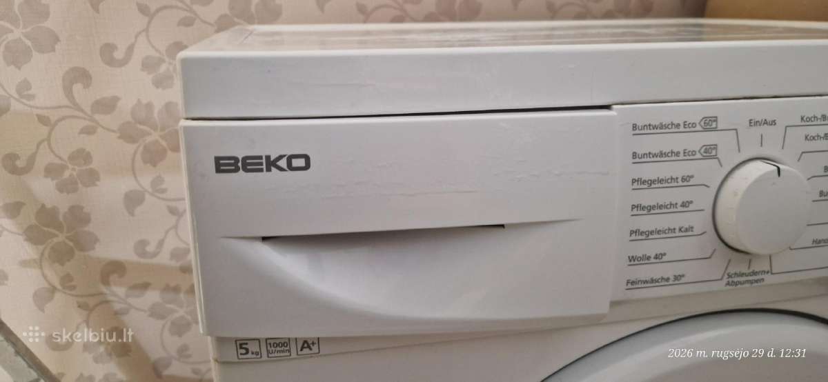 Skalbimo mašina Beko - nuotraukos Nr. 2