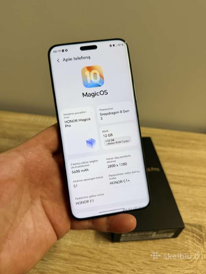 Honor Magic 6 Pro, 512/12gb Black - nuotraukos Nr. 7