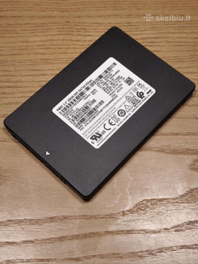 Samsung SSD Pm881 256gb - nuotraukos Nr. 2
