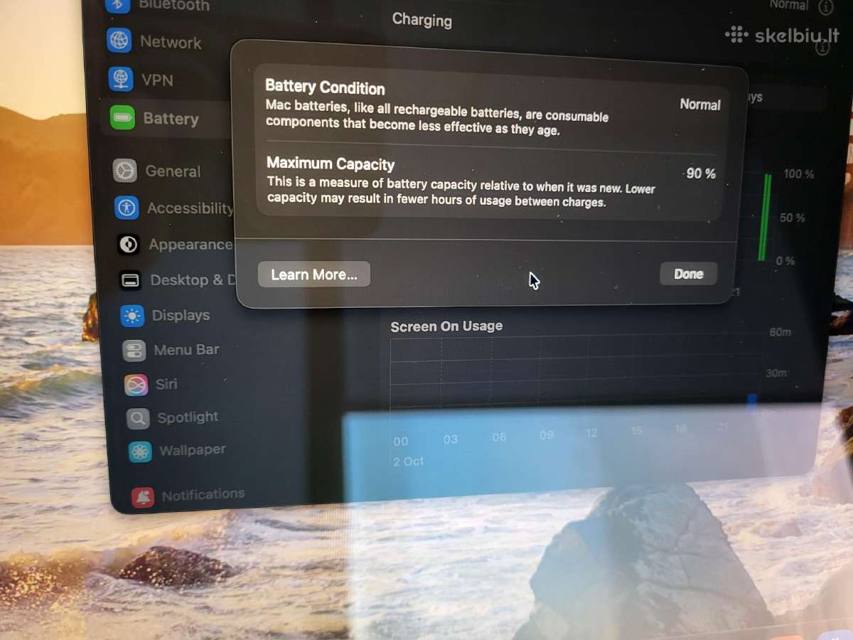 MacBook Pro 16" M1 Pro / 16gb / 512gb - nuotraukos Nr. 8