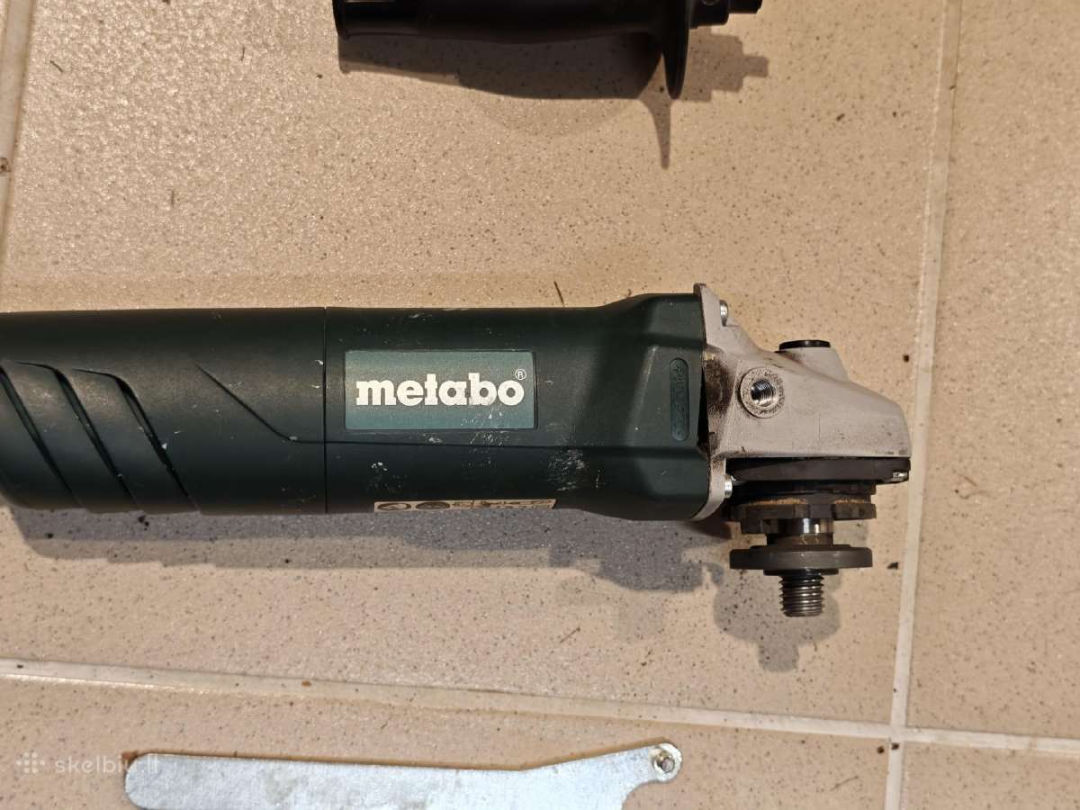 Kampinis šlifuoklis Metabo W720-125 pilnas kompl. - nuotraukos Nr. 4