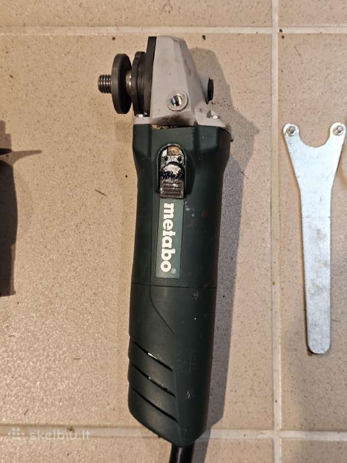 Kampinis šlifuoklis Metabo W720-125 pilnas kompl. - nuotraukos Nr. 6