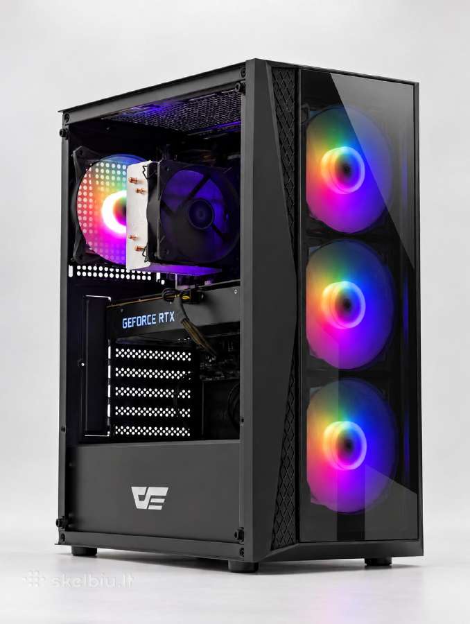 Žaidimų Pc i5-12500 16gb SSD+HDD Rtx 2060 8gb - nuotraukos Nr. 2