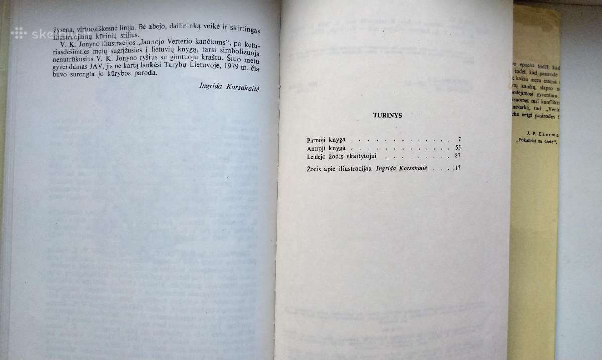 Getė. Jaunojo Verterio kančios. 1984 m. leid. - nuotraukos Nr. 7