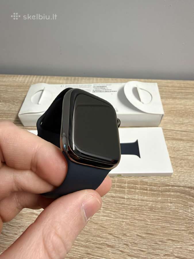 Apple Watch Series 9 45mm Stainless Steel - nuotraukos Nr. 6