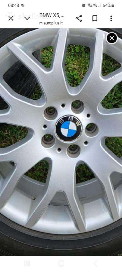 Parduodu bmw x5 e70 r19 lietus ratus - nuotraukos Nr. 2