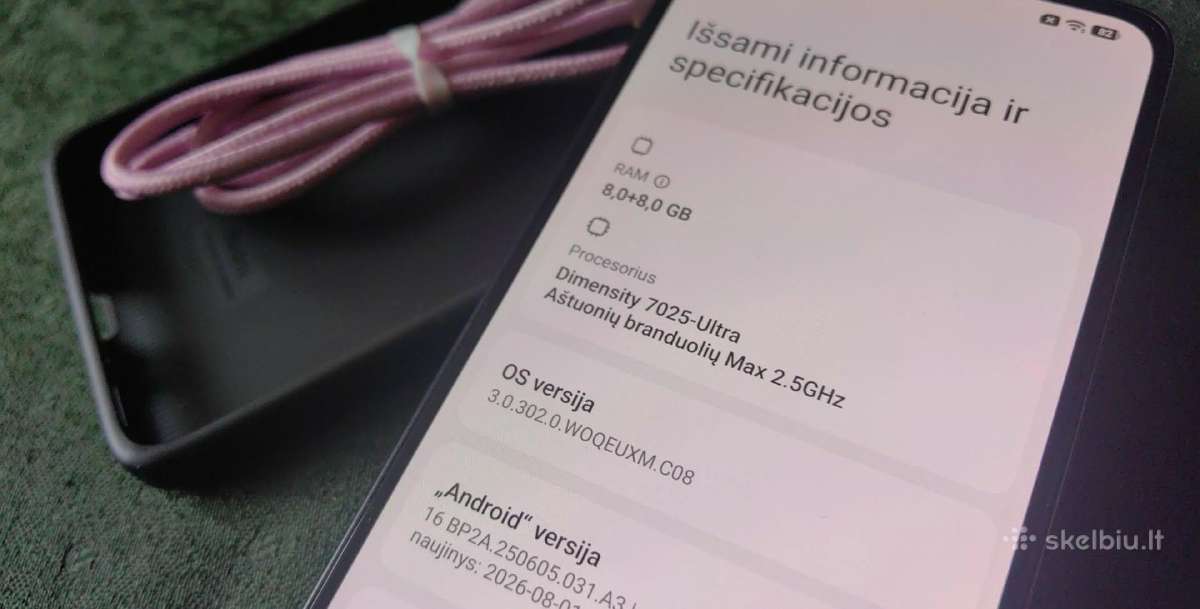 Xiaomi redmi Note 14 5G 16/256gb - nuotraukos Nr. 3