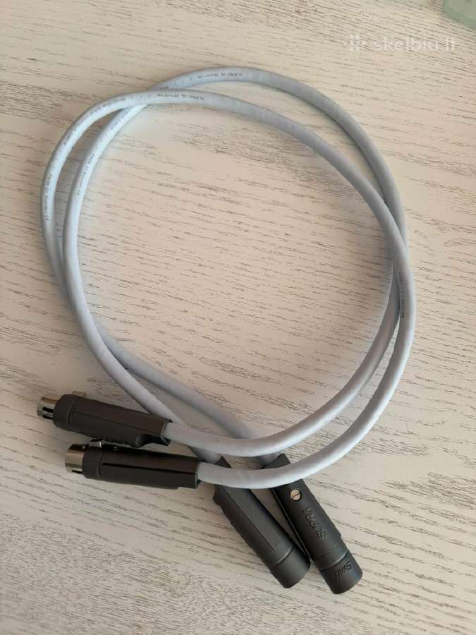 Hifi Supra maitinimo kabelis, Rca nakamichi, Xlr - nuotraukos Nr. 7