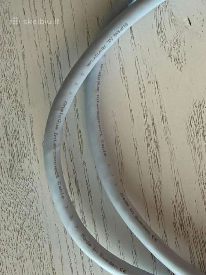 Hifi Supra maitinimo kabelis, Rca nakamichi, Xlr - nuotraukos Nr. 8