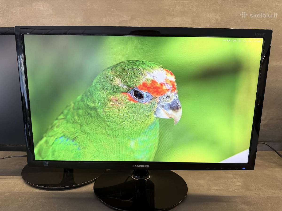 Du monitoriai Samsung S24d340h 24'' - nuotraukos Nr. 2