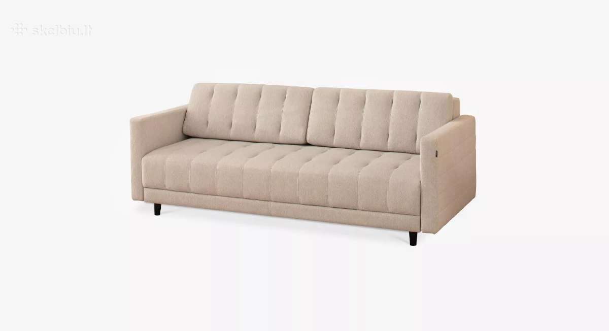 Nauja Magrės baldų sofa su miegama f., trivietė - nuotraukos Nr. 9