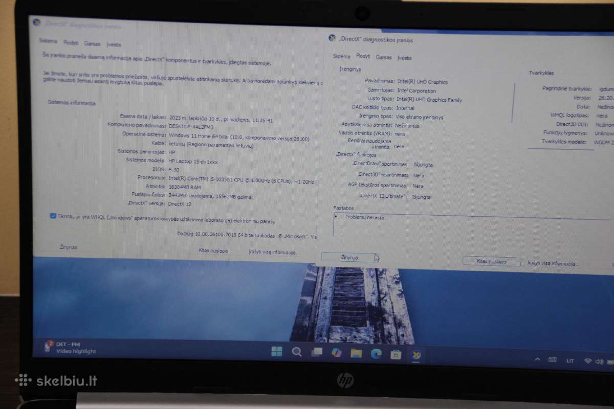 Hp Touch 16gb i5-10gen Us klaviatura - nuotraukos Nr. 10
