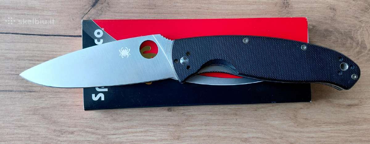 Peilis Spyderco Resilience G-10 Plainedge (C142gp) - nuotraukos Nr. 2