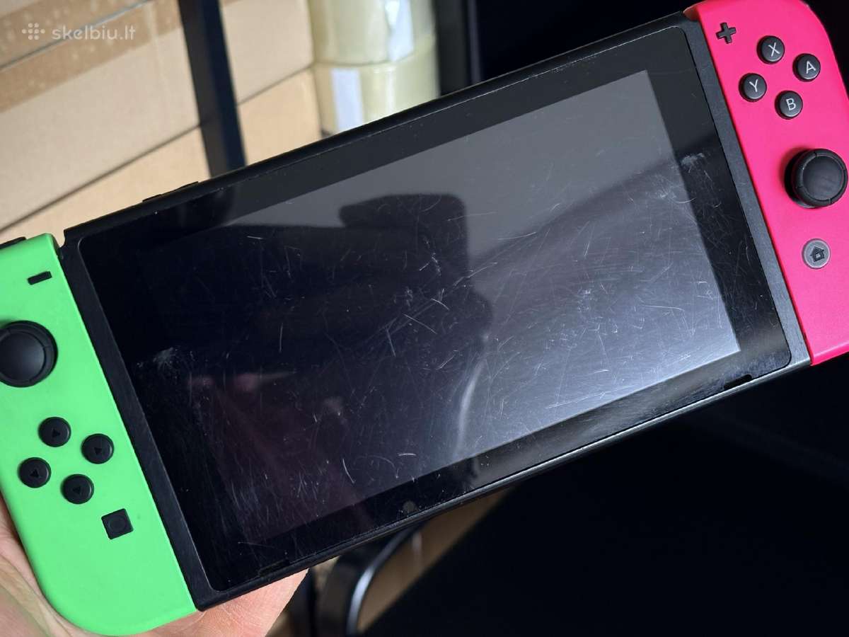 Nintendo Switch Neon Pink and Green - nuotraukos Nr. 4