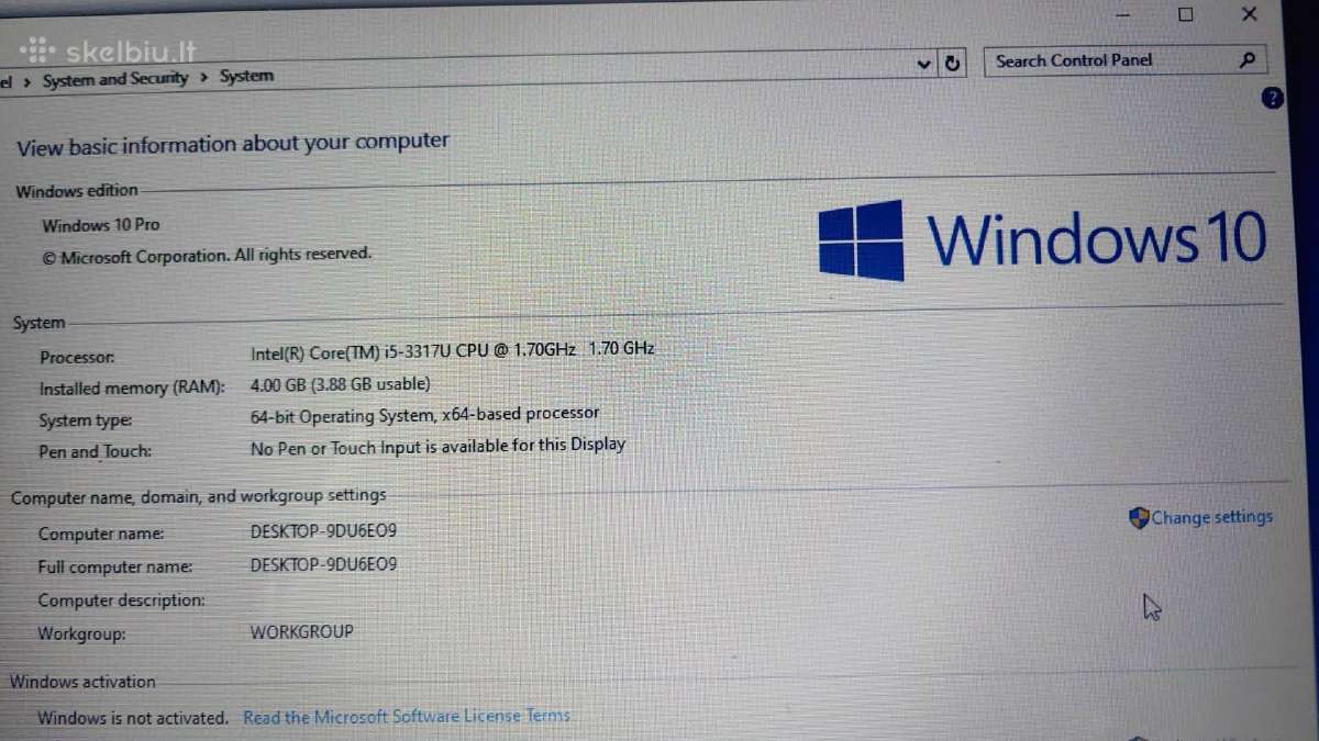 Dell Inspiron 15 3521 i5(3) Win10 - nuotraukos Nr. 4