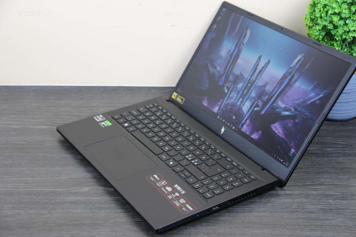 Acer Nitro R7 Rtx 4050 6gb Fhd Ips 165hz ddr5 - nuotraukos Nr. 3