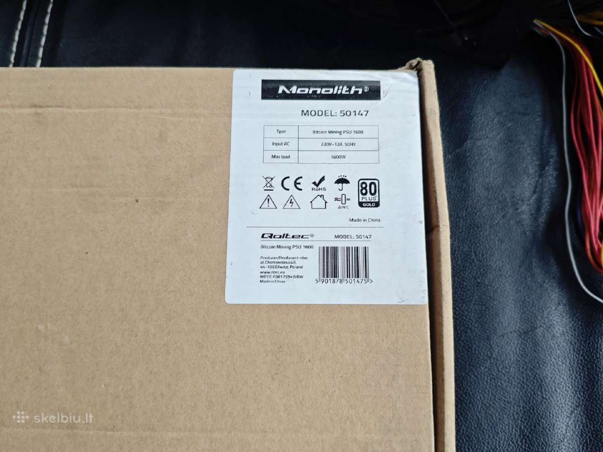 Qoltec Gaming 1600w Gold - nuotraukos Nr. 5