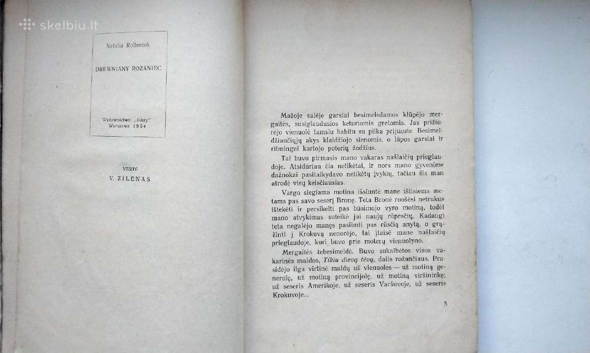 N. Roleček. Medinis rožančius. 1955 m. leid - nuotraukos Nr. 3