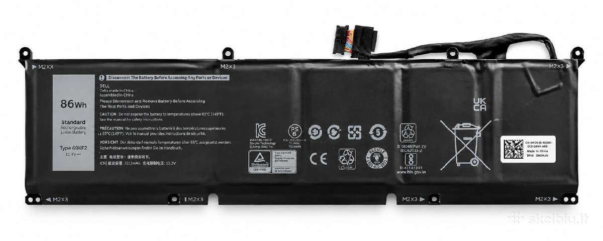 Dell Alienware m15 R3 dalys - nuotraukos Nr. 7