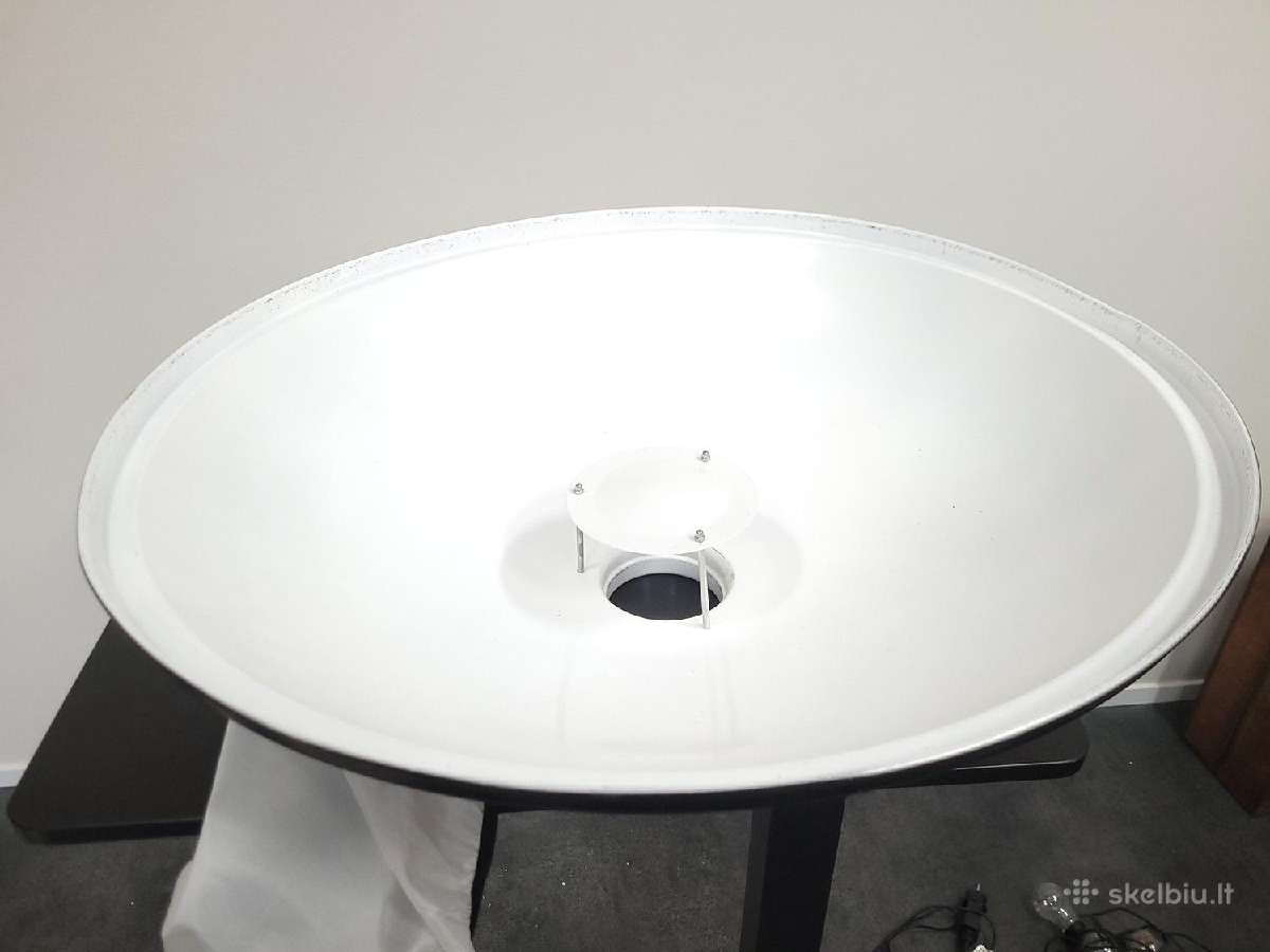 Beauty Dish White 55cm su koriu - nuotraukos Nr. 3