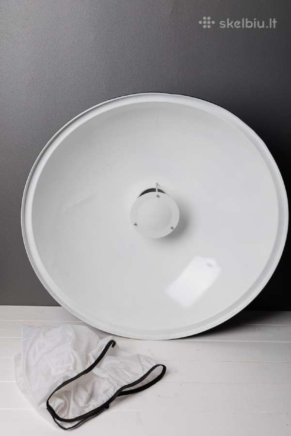Beauty Dish White 55cm su koriu - nuotraukos Nr. 4