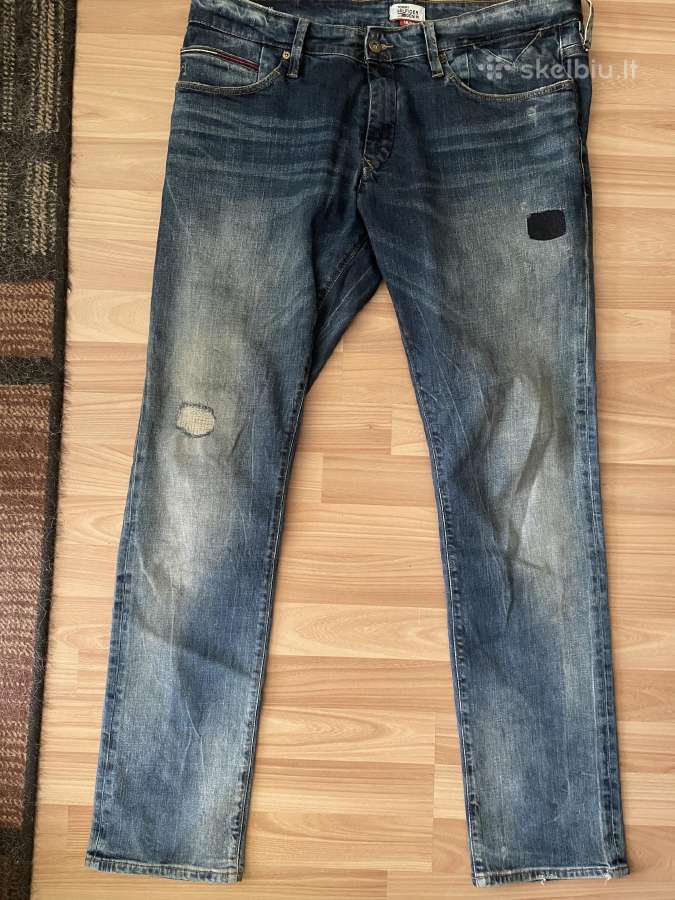 Originalus Tommy Hilgfiger vyriski dzinsai XL - nuotraukos Nr. 8